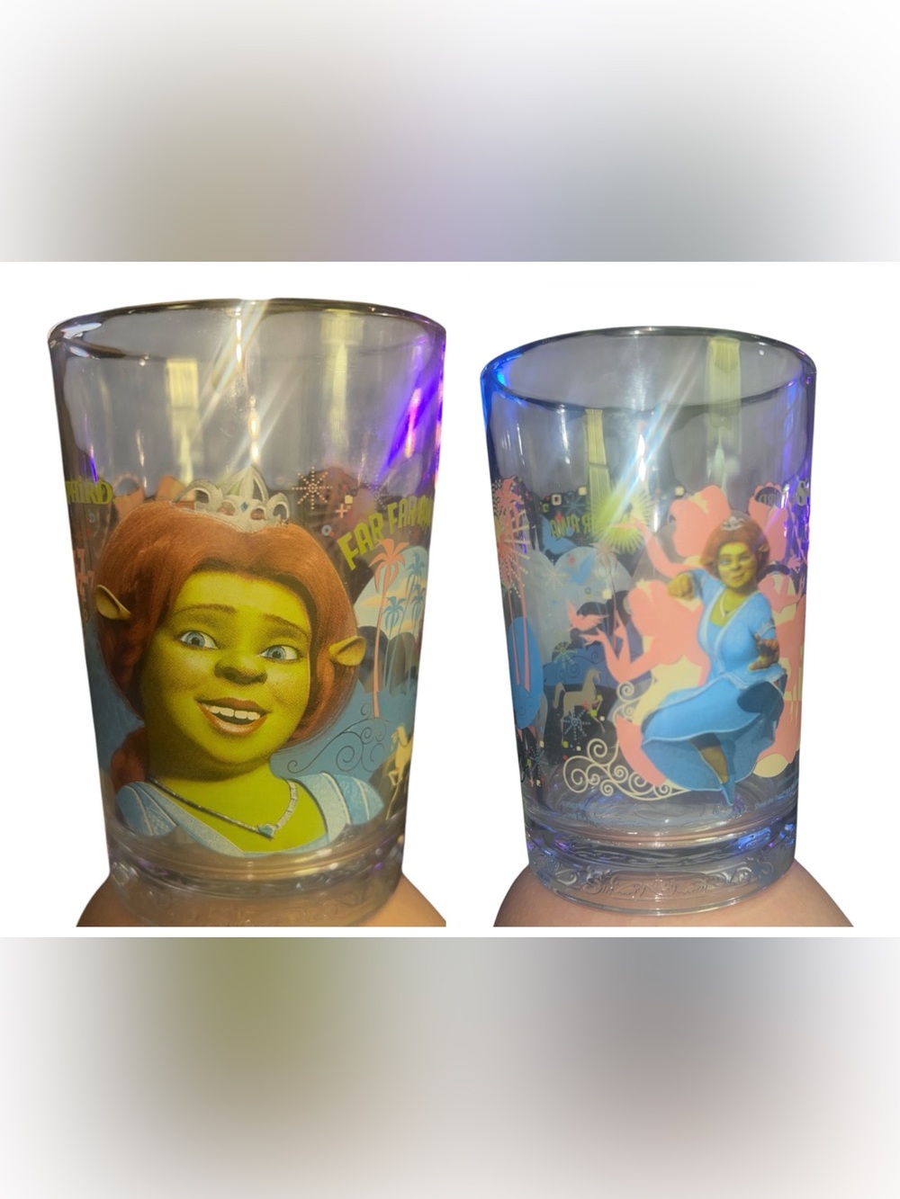 Dreamworks Iridescent Green Princess Shot Glass - Holographic Accents